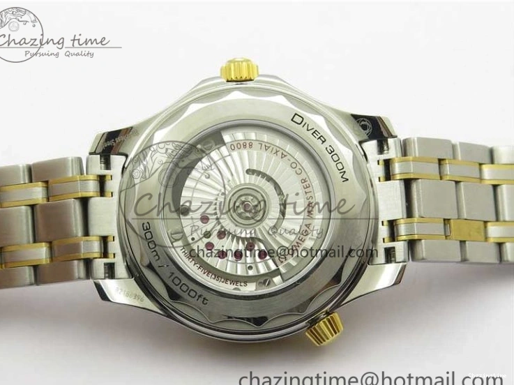 0201 2018 Seamaster Diver 300M SS YG VSF 1:1 Best Edition YG Bezel Blue Dial on SS YG Bracelet A Effortless 7897